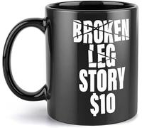 Tasse à cafe Récupération après une fracture de jambe Tasse A Cafe Future | MariéE 2 PièCes Humour Tazza Colazione Réutilisable Tazza per Tè o Caffè Evjf Nerds
