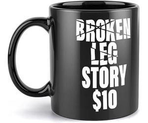 Tasse à cafe Récupération après une fracture de jambe Tasse A Cafe Future | MariéE 2 PièCes Humour Tazza Colazione Réutilisable Tazza per Tè o Caffè Evjf Nerds
