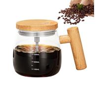 Tasse à café remuante - Auto-mélange automatique, verre de 400 ml, design portable | Tasse auto-mélangeuse avec couvercle et poignée pour café, lait, chocolat chaud, boissons, bureau, maison, voyage,