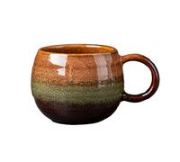 Tasse à café rétro en céramique 340 ml - Dégradé rouge et vert
