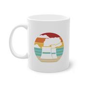 Tasse à café rétro opérateur de centrale nucléaire | Tasse d'ingénieur nucléaire d'uranium d'énergie blanche (07704C)