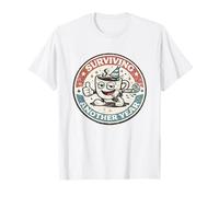 Tasse à café rétro « Surviving Another Year » T-Shirt