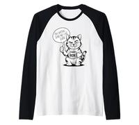 Tasse à café Sarcastic Cat Oh Wow Said No Cat Ever Manche Raglan