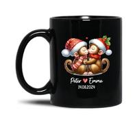 Tasse À Café Singe Mug À Café Personnalisé Mugs Durable Céramique Mug pour Cadeau d'anniversaire Maman Meilleures Amies 330Ml
