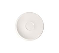 Villeroy & Boch - NewMoon soucoupe, magnifique soucoupe décorative en porcelaine de première qualité, adaptée au lave-vaisselle, blanche, 17 cm