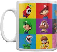 Tasse À Café Super Mario 3D Amis Et Ennemis Blanche