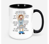 Tasse à café Supernatural Dean Winchester Oh My Pudding Citations 325 ml (Accent Black)