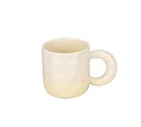 Tasse à café Tasse à anse grossière, 1 ensemble de tasses café dégradées, capacité 10,15 oz for tasse eau for sœurs et amoureux, petit-déjeuner(Blanc)