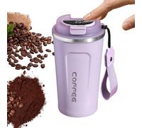 Tasse à café - Tasse avec affichage de la température de 510 ml, gobelet à eau thermale 17,8 x 6,9 cm/7,01 x 2,72 pouces | Capacité avec écran numérique LCD pour les boissons chaudes et froides, pour