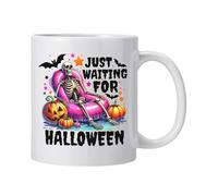 Tasse à café Tasse d'Halloween - 14,5 x 10,5 x 12,6 cm Tasse à boire en céramique pour les fêtes - Design pour le lait chaud, le thé, le café - Tasse décorative gothique multifonctionnelle