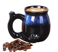 Tasse À Café | Tasse En Céramique De Chocolat Chaud Avec Poignée | Verres À Poignée Ergonomique Résistants À La Chaleur De 380 Ml | Pour Lait Chaud Froid Eau Glacée Jus Latte Thé Bière Whisky Petite