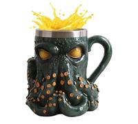 Tasse À Café - Tasses Multifonctionnelles De Conception De Poulpe De 160 Ml | Tasse À Café En Acier Inoxydable Poulpe 13x7,5x12 Cm | Pour Chaud Froid Pour Lait Glace Eau Jus Latté Thé Bière Mère Papa