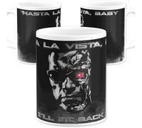 Tasse à café Terminator T 800 Hasta La Vista Baby, style : impression au milieu