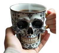 Tasse à café tête de mort - À collectionner - Pour le froid et le chaud