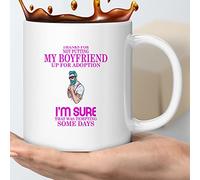 Tasse à café « Thanks For Not Putting My Boyfriend Up For Adoption I'm Sure That Was Tempting Some Days - To My Mother-in-law Father in-law Cup » - 844127