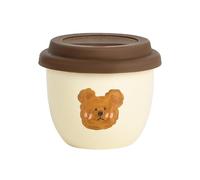 Tasse à café/thé en forme d'ours mignon de 236,8 g avec couvercle, tasse à café/thé - Tasse en forme d'ours en peluche (A little bear)