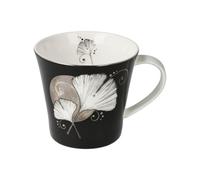 Tasse à café/thé Ginkgo Noir Lotus Yin Yang