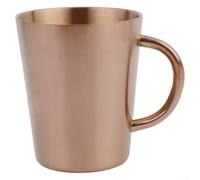 Tasse à café thermique à double paroi en acier inoxydable 300 ml avec couvercle, convient pour le café, la bière, le vin, l'eau et une variété de boissons chaudes et froides (B)