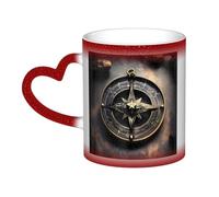 Tasse à café thermique en céramique avec runes nordiques pour homme et femme - Cadeau amusant - 325 ml