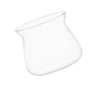 Tasse à café transparente multifonction avec bords lisses pour verser l'esthétique et carafes sensorielles en verre borosilicate