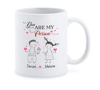 Tasse À Café Tu ES Ma Personne Céramique Mug Personnalisé Mug Qualité Tasse À Thé pour Souvenir Meilleures Amies Maman 330Ml