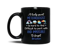 Tasse À Café Un Très Grand Météorologue Tasse en Céramique Fine Tasses À Thé Rigolo Tasses en Porcelaine pour Papa Cadeaux Bureau Anniversaire 330 ML