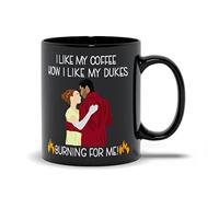Tasse à café unique de 325 ml, Burning for Me I Like My Coffee Like My Dukes Mug noir - I Burn for You, Duke of Hastings, tasse Bridgerton, cadeau pour les fans de Bridgerton Series