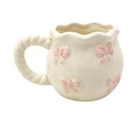 Tasse à café unique en céramique fabriquée à la main avec nœuds, tasse à eau, cuisine, salle à manger, décoration pour un usage quotidien Tasse à café en forme de nœuds
