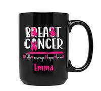 Tasse À Café Vaincre Le Cancer Tasse en Céramique Humoristique Tasses en Porcelaine Vintage Café Tasses pour Papa Cadeaux Anniversaire Bureau 330 ML