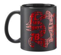 Tasse à café VfB Stuttgart emblème métallique article sous licence officiel