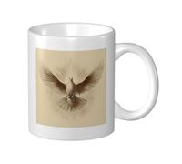 Tasse à café vintage en céramique colombe élégante pour la maison et le bureau 325 ml