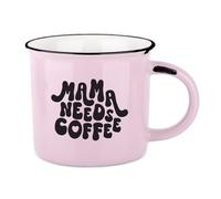 Tasse à café vintage | Tasse en céramique à offrir | 400 ml | Mama need coffee