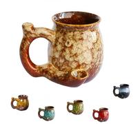 Tasse à café « Wake and Bake », parfaite pour Noël, Halloween, la fête des pères, les fêtes d'anniversaire et un superbe cadeau pour les amateurs de café (blanc)