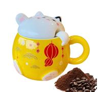 Tasse à caféBerriphonia | Verres à thé en forme de chat, tasse à cafémignonne - pour thé, cacao, latte, vin, jus, bière, lait, cuisine, café, restaurant, anniversaire, Noël