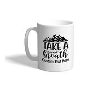 Tasse À Céramique Aventure Aventure Exploit Souffle Été Mug Café 330ml | tasse en porcelaine Antidérapant Tasse pour Travail Cappuccino Femme