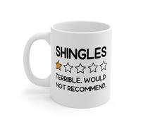 Tasse À Céramique Bardeaux Avis zéro étoile Terrible Mug Bureau 330ml