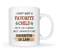 Tasse À Céramique Je n'ai pas d'enfant préféré, mais si j'en avais un, ce | Tasse À Thé unique tasse cafe expresso Drôle Tasse amusante pour Pâques, Collègue, Bureau, 330ml