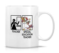 Tasse À Céramique Professeur d'éducation spécialisée qui fait du dab | Tasse en céramique unique Tasse amusante Drôle Tasse À Thé pour Bureau, Collègue, Anniversaire, 330ml