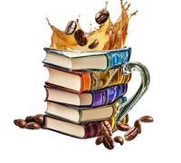 Tasse à Céréales Pour Petit Déjeuner,Vintage 3D Fait À La Main Livre Coloré Gobelets | Accessoires Cuisine, Tasse avec Poignée Ergonomique pour Amateurs De Livres