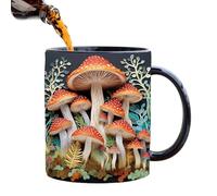 Tasse à champignons - Tasses à café en céramique, tassee à boisson fantaisie, tasse à eau et à café, design mignon en forme de champignon, cadeau d'anniversaire idéal, utilisation au bureau et à la ma