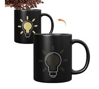 Tasse à changement de chaleur - Tasse magique à changement de couleur | Tasse à café à prise en main confortable, tasse festive sensible à la chaleur, tasses à sublimation pour collègues