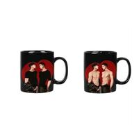Tasse à changement de couleur, tasse créative for homme musclé, tasse à café à changement de chaleur, tasse originale avec doigt d'honneur vertical farfelu, message apparaît pendant qu'il ( Color : A