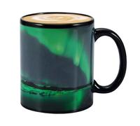Tasse À Changement De Couleur - Tasse Réactive De Chaleur, Cadeau De Café En Céramique | Northern Lights Magic Cup, Temperature Sensitive Drinkware Pour Garçons Girls Men Women Novelty Tea Love