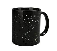 Tasse à changement de couleur, tasses astrologiques sensibles à la chaleur, tasse à café magique unique et charmante en faïence avec fonction d'affichage de la chaleur, tasse en céramique au Desi des