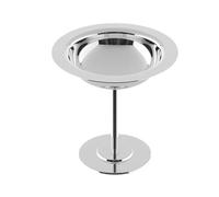 Tasse à Crème Glacée sur Pieds, Bol à Dessert élégant en Acier Inoxydable 304 avec un Design à Pieds Hauts pour le Service de Fruits au Pudding au Yaourt à la Crème Glacée