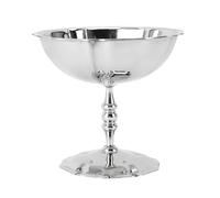 Tasse à Dessert en Acier Inoxydable 304 avec Base, Bol Luxueux sur Pieds pour Servir des Glaces, des Yaourts et des Collations, adapté aux Tables de Mariage et aux Cafés (Haute brillance)