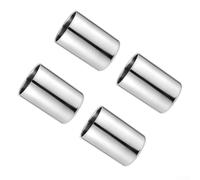 Tasse à double paroi en acier inoxydable 280 ml finition argent (7,6 x 10 | Design à double paroi, extérieur résistant à la chaleur, taille compacte de 280 ml, finition argent poli