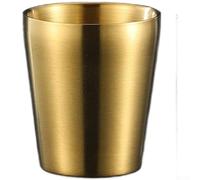 Tasse à double paroi en acier inoxydable épais avec isolation sous vide martelée pour maintenir la température de diverses boissons (Q)