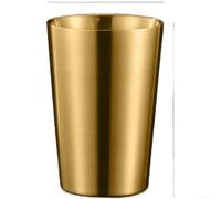 Tasse à double paroi en acier inoxydable martelé avec isolation sous vide pour maintenir la température du café, pour la bière, les boissons chaudes et froides à la maison ou (S)