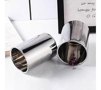 Tasse à double paroi en acier inoxydable pour café, thé et bière, design élégant, disponible en deux tailles (280 ml)